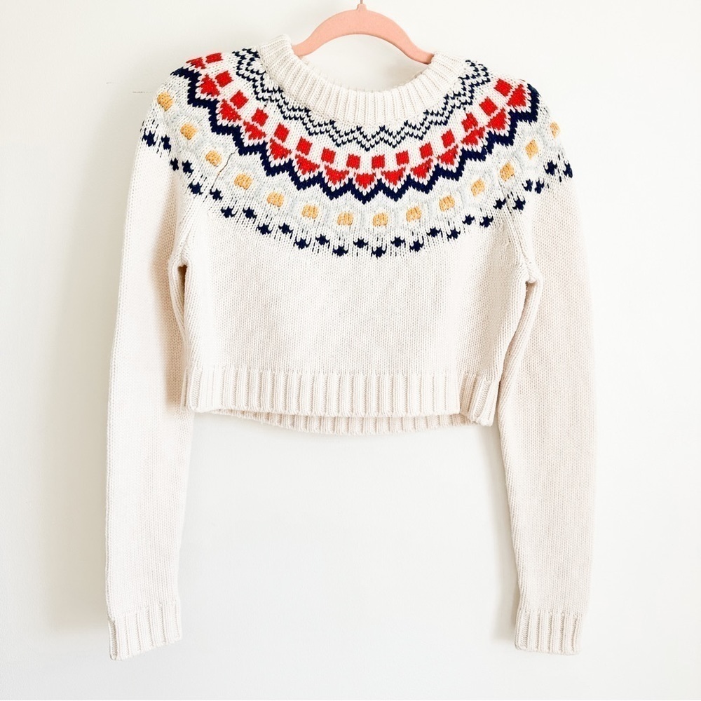 Solid & Striped The Carly Pullover Fairisle Sweat… - image 5